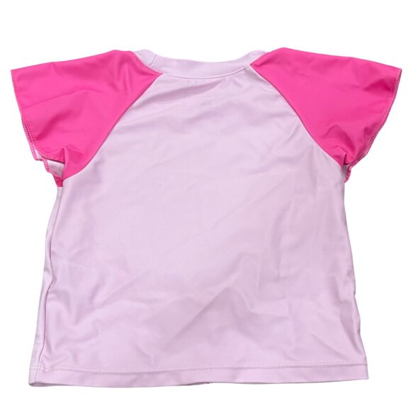 Andy & Evan Girls Flamingo Rash Guard Swim Shirt 3T Polyester Spandex Pink - Picture 2 of 5